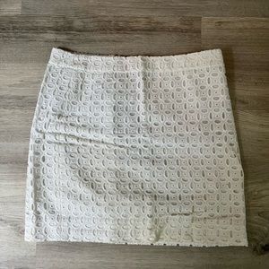 Jcrew eyelet skirt